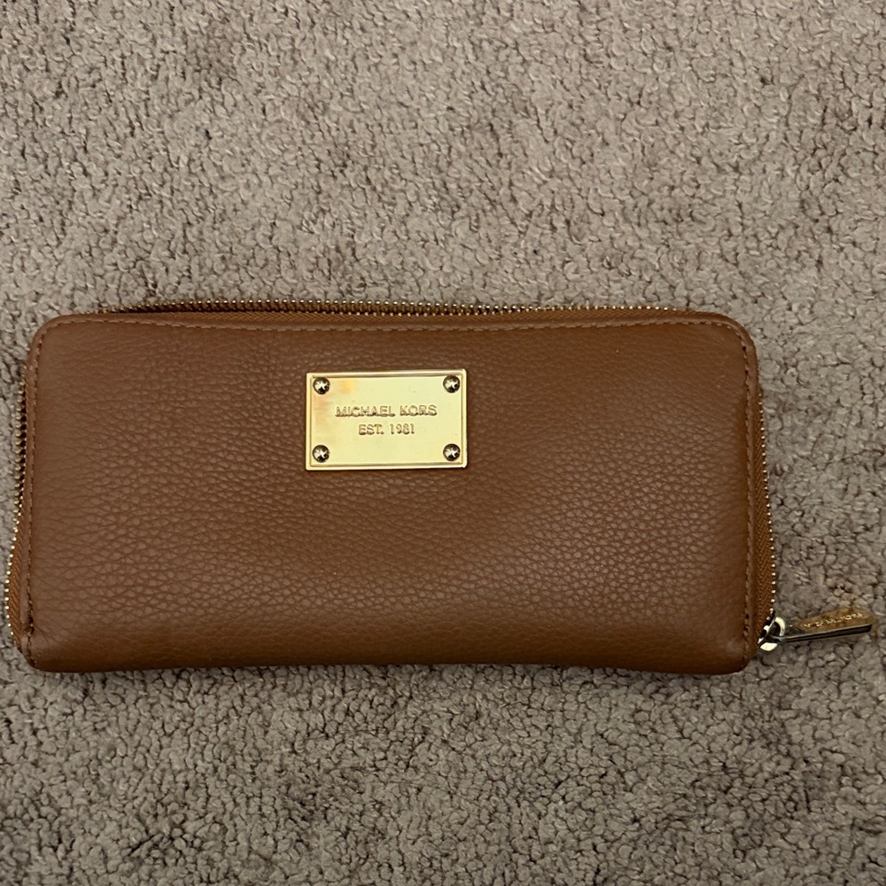 Michael Kors Brown Long Wallet